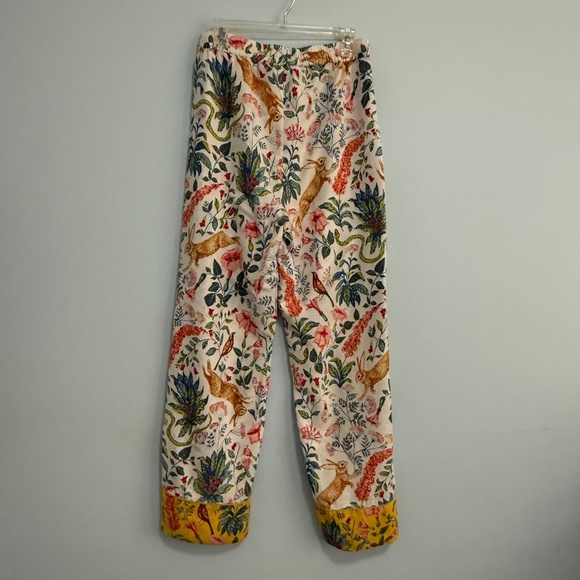 Anthropologie Kelly Louise Judd Forest Fable Flannel Pajama Set Size M - Picture 9 of 14